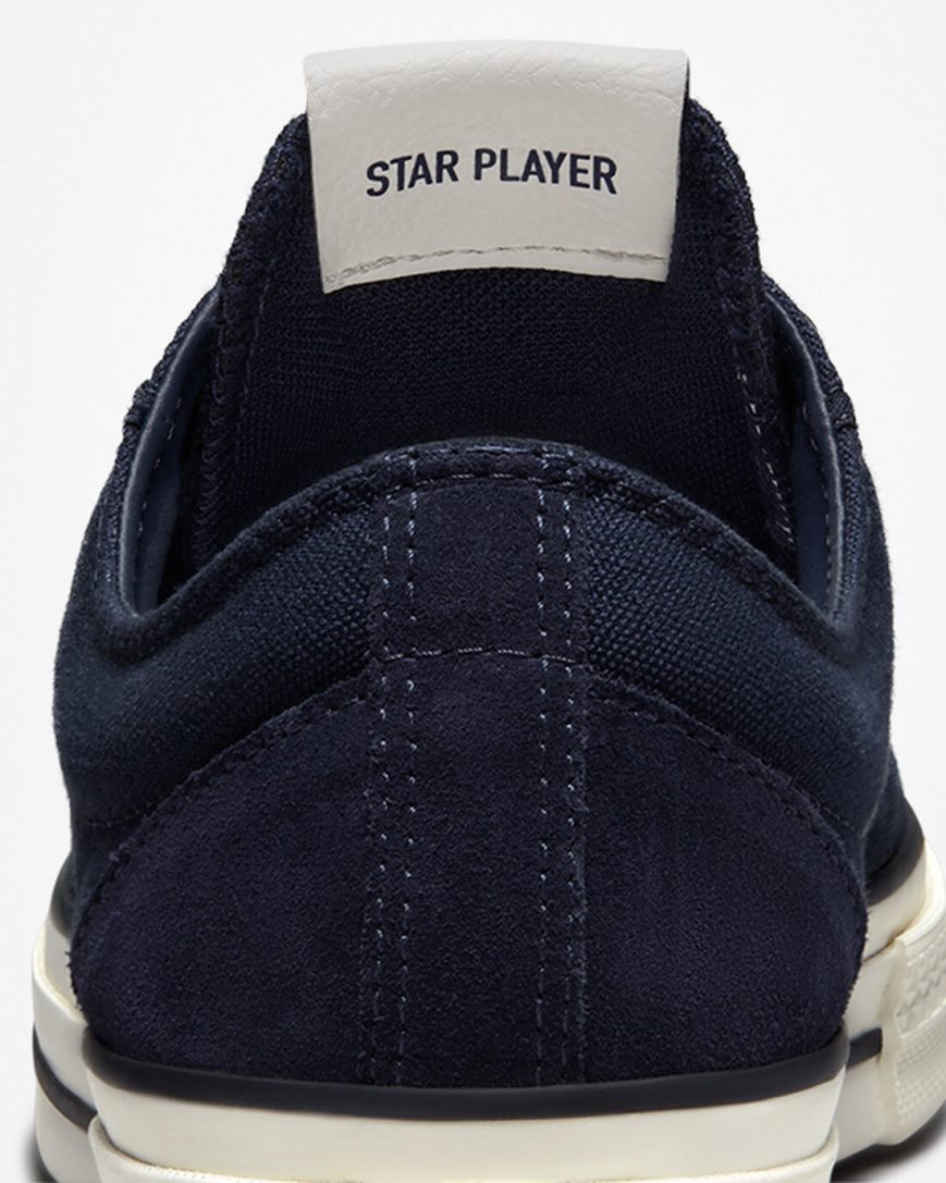 Men's Converse Star Player 76 Retro Hike Low Top Shoes Obsidian / Black | AU 0154EV
